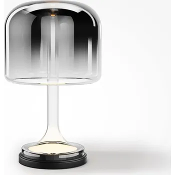 Lampička MAYTONI AKCE - Stolní lampa Spirito 3000K 18W teplá bílá černý kov sklo stmívatelná - MAYTONI M MOD286TL-L18B3K