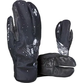 Rukavice LEVEL Pánské lyžařské rukavice Leven Pro Rider Lobster L ČERNÁ