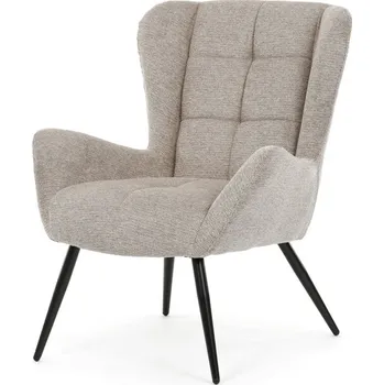 Křeslo Autronic Čalouněné křeslo ušák AK-H9206 Barva potahu: Hnědá