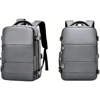 turistický batoh Turistický Batoh PrzyPas DO LETADLA NA NOTEBOOK 20-40 l šedý