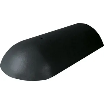 Střešní krytina Hřebenáč BMI BRAMAC koncový set s vrutem protector plus – ebenově černá