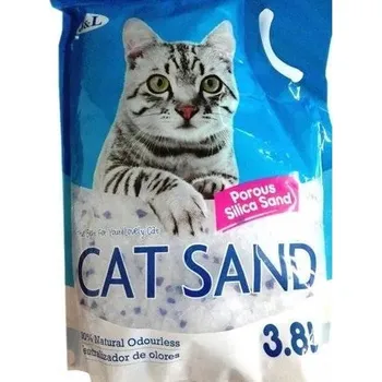 Podestýlka pro kočku 8× Silikonové stelivo Cat Sand 3,8 l