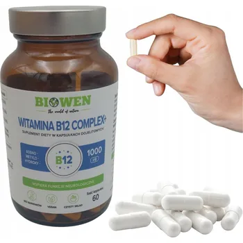 Doplněk stravy Biowen B12 Complex+ veganské kapsle 60 ks