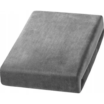 Prostěradlo PROSTĚRADLO VELUR ŠEDÉ