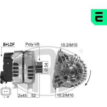 Auto-moto Alternátor ERA 210604A