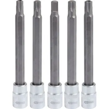 KS Tools Souprava speciálních nástrčných ořechů s bitem na airbagy 1/4", 5dílná 140.2300