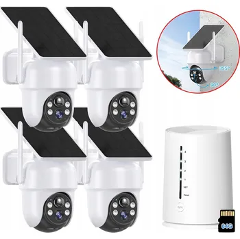 IP kamera Kopulovitá (dome) IP kamera ieGeek SYSTEM KAMER WIFI 4 SZT OBROTOWE 4 Mpx