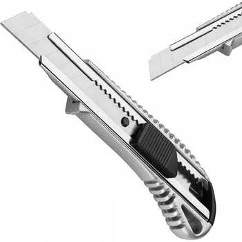 Pracovní nůž NŮŽ KOVOVÝ nůž na tapety TAPECIAK s lámací výměnnou čepelí 18 MM