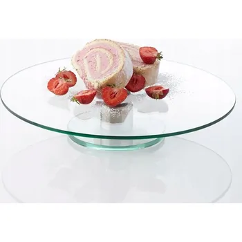 STOJAN NA DORT dorty OTOČTE 33 CM, SKLO , průhledný LEONARDO HOME A901