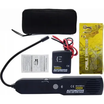 Bezpečnostní kamera TESTER AUTOINSTALACE KABELŮ MĚŘIČ KONTINUITY VODIČŮ A ZKRATŮ