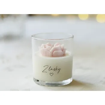 Svíčka Dárek z lásky svíčka srdce