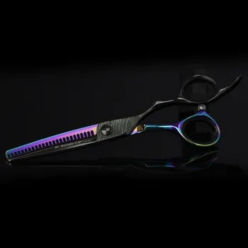 Kadeřnické nůžky Efilační nůžky pro leváky MR. MUSTACHE Craft Gasolina left - 5,5" / 6,0"