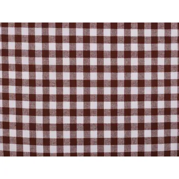 Bavlněná látka / plátno Kanafas větší kostka / káro