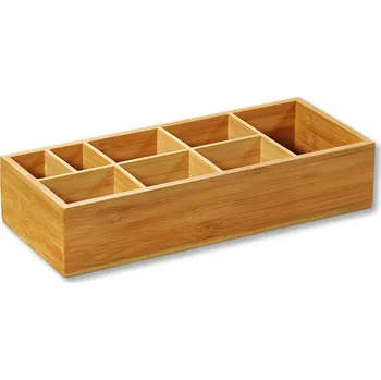 Úložný box Kesper Organizér na stůl na koření, bambusový