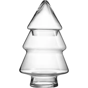 Dóza na potraviny Muurla Skleněná dóza stromek 30cm