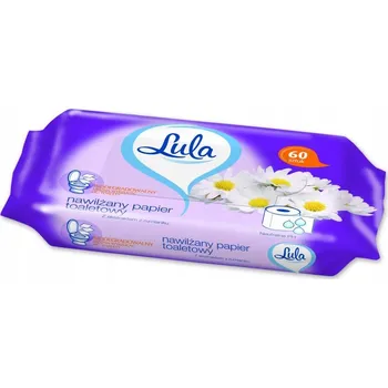 Toaletní papíry Lula Vlhčený toaletní papír 60 ks Biologicky odbouratelný s heřmánkem