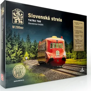 autíčko Stavebnice Tatra T68 Slovenská strela 1:87 Kaden