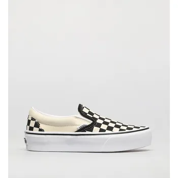 Oblečení a móda Vans Classic Slip On Platform (blk whtchckerboard/wht) 40, bílá