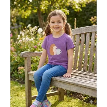 Dívčí tričko Dívčí tričko krátký rukáv Wolf S2515B fialové