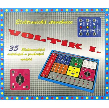 ostatní stavebnice SVOBODA VOLTÍK I. Elektronická stavebnice 35 modelů na baterie Světlo Zvuk | AS72