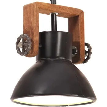 Stojací lampa zahrada-XL Industriální závěsné svítidlo 25 W černé kulaté 19 cm E27 320537