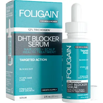 Přípravek proti padání vlasů Foligain Hair Regrowth DHT 12% Trichogen sérum proti vypadávání vlasů 60 ml