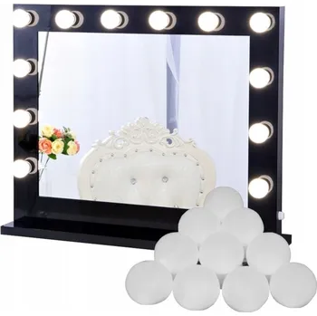 Zrcadlo LED světla na zrcadlo toaletního stolku sada pro make-up 10 Ks kvalitní provedení