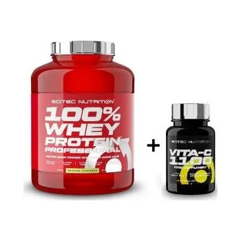 Protein Scitec 100% Whey Protein Professional 2350g - Čokoláda/Lískový ořech