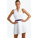 NORDICDOTS Dámské šaty na tenis/padel elegance M BÍLÁ