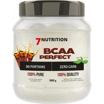 Aminokyselina 7NUTRITION BCAA PERFECT 500G PŘÍCHUŤ COLA