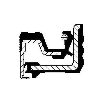 Těsnicí kroužek hřídele, náboj kola CORTECO COR12018035