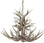 Ideal Lux CHALET SP12 závěsné svítidlo 12x E14 40W bez zdroje 100cm IP20, imitace paroží