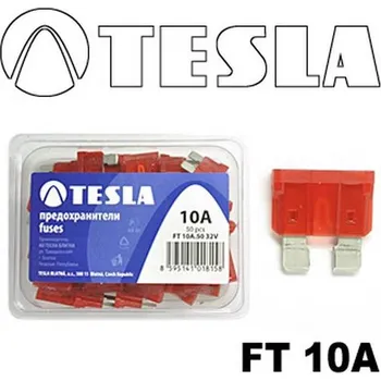 Autopojistky TESLA sada pojistek ATO 10A, 50ks