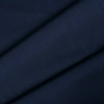 Bavlněný popelín David tmavě modrý