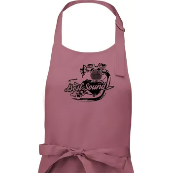 Kuchyňská zástěra Moto Best Sound - Pánská zástěra na vaření - Univerzální velikost ( Starorůžová )