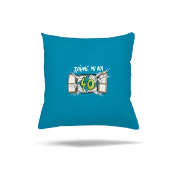 Polštář Bastard Táhne mi na polštář Blue Turquoise