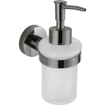 Dávkovač mýdla Mexen Remo dávkovač mýdla, černý chrom - 70507388-73 Dávkovače tekutého mýdla