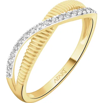 Prsten Zlatý prsten s diamanty - 0,10 ct - ryzost 585 - 172.207