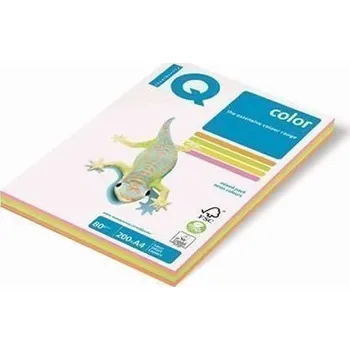 Barevný papír Barevný papír A4 - 80 g mix 4 neonových barev á 50 archů