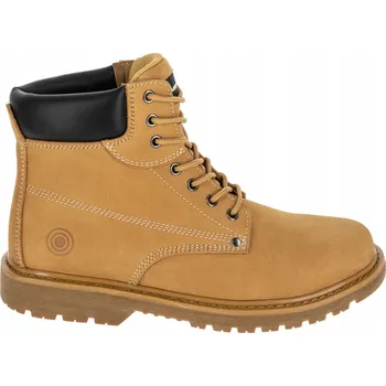 Pracovní oblečení Pánské pracovní boty kotníkové, trekové, bez ocelové špičky, kožené, velikost 41 LAHTI