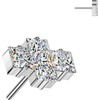 Piercing Šperky4U Ozdobná část k PUSH IN piercingu TITAN - TIT1672