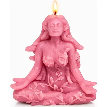 Svíčka Vonná svíčka Matka Příroda | 100 g | Svíčkománie3D | Barva: Růžová