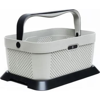 Luxusní nákupní košík do auta, Rati Basket, White - Designed for Tesla