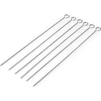 MASTERCLASS 6 ks – nerezové jehly na šašliky 40 cm