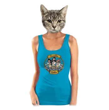 Bastard Zkouška sirén dámské tílko klasické Blue Atol