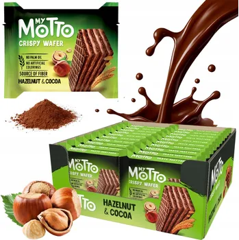 Oplatek s krémem z lískových oříšků My Motto 34 g