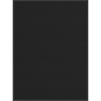 Rohožka Rohožka černá 90 x 120 cm z polypropylenu a PVC, protiskluzová