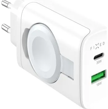 Síťová nabíječka FIXED Power Socket, 33W, bílá