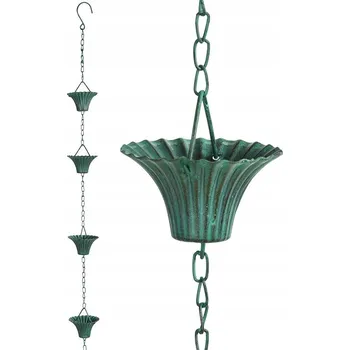 okap Žlab Esschert Design 80 mm zelený