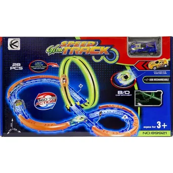 autodráha Svítící autodráha do tmy